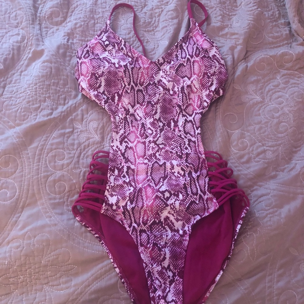 Sexy Bebe one piece bathing suit!